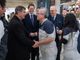 visita a Mirafiori di Elkann e Repole in mezzo agli operai
