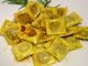 agnolotti e panettone - foto d'archivio