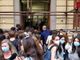 Si riparte al liceo classico &quot;D'Azeglio&quot;: primi a entrare gli studenti del quarto ginnasio [VIDEO]