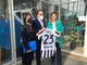 Cecilia Salvai con il presidente Alberto Cirio e la professoressa Franca Fagioli