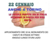 Un volantino che annuncia forme di protesta nel commercio a Borgaro Torinese