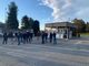Lo sciopero che si è tenuto la scorsa settimana di fronte allo stabilimento