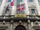 A Palazzo Cisterna lo striscione di Amnesty international &quot;Verità per Giulio Regeni&quot;