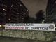 CasaPound denuncia con uno striscione degrado e vandalismo in corso Cosenza