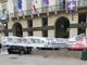 striscione protesta lavoratori ex embraco