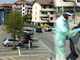Coronavirus, a Carmagnola i tamponi si eseguono in auto nel parcheggio dell'ospedale