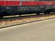 Graffiti sulla locomotiva e Frecciarossa in corso Castelfidardo