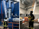 Bruzolo, incendio in un impianto industriale: sul posto vigili del fuoco e carabinieri