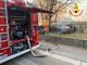 Incendio di una legnaia a Villar Focchiardo, intervento dei Vigili del Fuoco