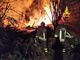 Avigliana, a fuoco una catasta di legno: pompieri al lavoro per cinque ore nella notte