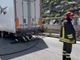 Principio di incendio sul un mezzo pesante: attimi di paura sulla A32 Torino-Bardonecchia [VIDEO]