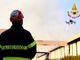Frossasco, l'incendio non è ancora stato domato