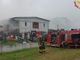 Incendio in una cascina a Villar Dora: bruciano 130 rotoballe di fieno