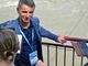 L'assessore regionale Giovanni Maria Ferraris in un recente manifestazione canoistica a Ivrea