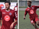 Mario Bruno e Kaly Sene del Vanchiglia in gol nell'1-2 al Lucento