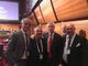 Lorenzo Lentini in compagnia di Oleg Matytsin e di Riccardo D’Elicio (Presidente del Centro Universitario Sportivo torinese)