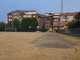 In via Orsiera a Cascine Vica (Rivoli) i lavori per installare il sintetico continuano