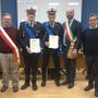 Collegno premia il comandante della Polizia locale Galletta e il commissario Sandri
