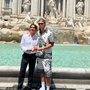 'Vacanze romane' di Haaland, da Fontana di Trevi a Piazza di Spagna
