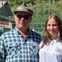 Alice Bollati con suo papà Massimo