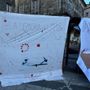 Tre appuntamenti in Val Pellice per ricamare i lenzuoli migranti che attraversano l’Italia