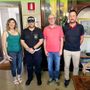 Pasquale Macchia con la Giunta di Frossasco