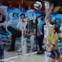 Attacco di Dodson (foto Lega Volley Femminile) Attacco di Dodson (foto Lega Volley Femminile)