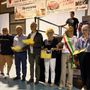 Da sinistra Giuseppe Crisci, Alex Charrier, Stefano Bertalmio, Pino Bilardi, Luciano Brun, Luca Bergesio, Daniela Armanni, Nadia Brunetto (sindaca), Paola Bagliani, Wilma Barisan e Giuseppina Cianalino Da sinistra Giuseppe Crisci, Alex Charrier, Stefano Bertalmio, Pino Bilardi, Luciano Brun, Luca Bergesio, Daniela Armanni, Nadia Brunetto (sindaca), Paola Bagliani, Wilma Barisan e Giuseppina Cianalino