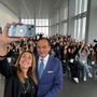 Premiazione delle scuole da parte di Elena Chiorino e Alberto Cirio