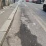 Le buche lungo via Principe Amedeo (foto Pierlucio Firrao)