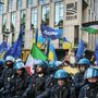 Momenti di tensione durante il corteo