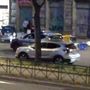 Rissa ieri sera in corso Giulio Cesare
