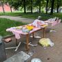 Degrado e sporcizia al giardino Nitti