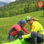 Una donna si è fatta male mentre atterrava con un parapendio