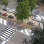 L'attraversamento pedonale rimesso in sicurezza