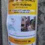 Cartelli annunciano un nuovo cantiere a Cavoretto