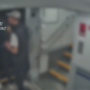 Un fotogramma dell'aggressione sul treno Torino-Bardonecchia