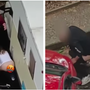 I video ripresi dai residenti che abitano vicino allo stadio