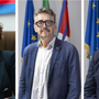 I consiglieri regionali del Movimento 5 Stelle Disabato, Unia e Coluccio