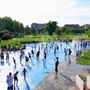 Ripartono i giochi d'acqua al parco Di Vittorio