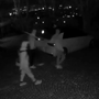 Uno dei fotogrammi che ha permesso di incastrare i responsabili