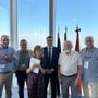 I membri del Comitato e l'assessore regionale Bussalino