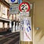 Dissuasori per la sosta nella Campidoglio pedonale