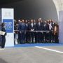 Un momento della inaugurazione della seconda canna del Frejus