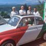 Alcuni soci del coordinamento Fiat 500 Club Valle di Susa
