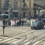 Matrimonio con carrozza e cavalli in corso Giulio Cesare