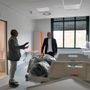 Livio Tranchida in visita ai cantieri degli ospedali Molinette e Cto di Torino