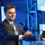 Il presidente dell’Unione Marco Gay mentre parla all’assemblea