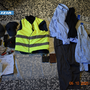Il materiale recuperato dalla Polizia dopo l'arresto