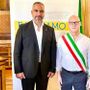 Il sindaco di Betlemme e Alessandro Azzolina